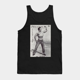 PHYSIQUE PICTORIAL Phil Granuchi - Vintage Physique Muscle Male Model Magazine Cover Tank Top
